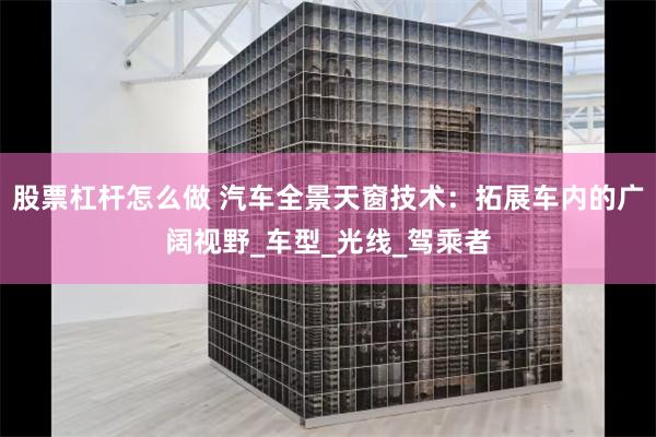 股票杠杆怎么做 汽车全景天窗技术：拓展车内的广阔视野_车型_光线_驾乘者