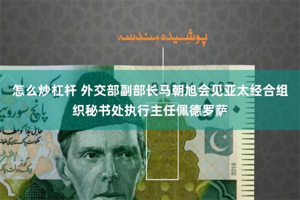 怎么炒杠杆 外交部副部长马朝旭会见亚太经合组织秘书处执行主任