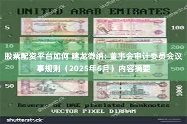 股票配资平台如何 建龙微纳: 董事会审计委员会议事规则（2025年6月）内容摘要